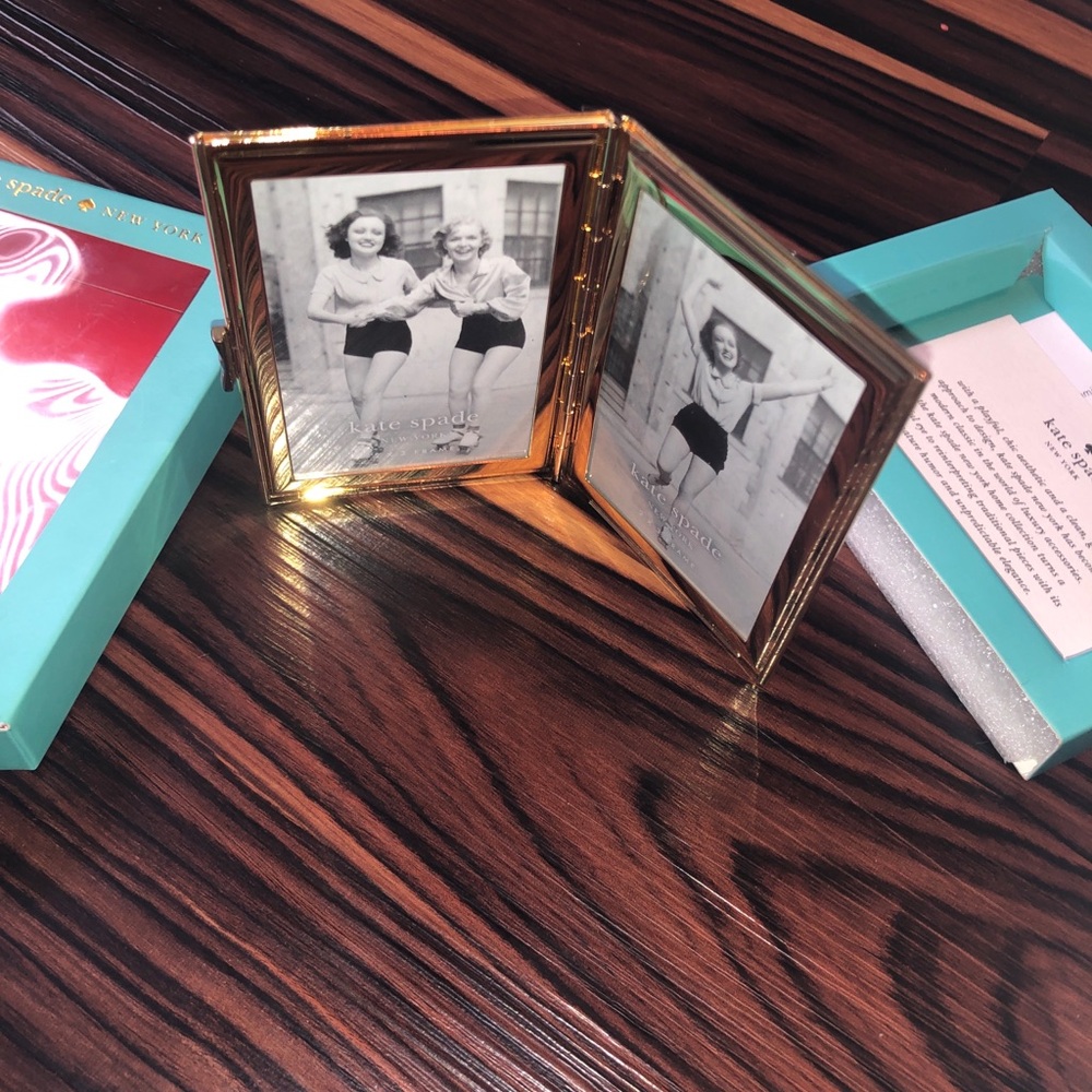 kate spade Gold Hinged Picture Frame